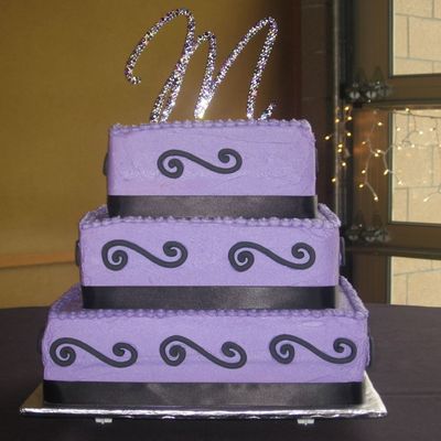 Square Wedding Cake