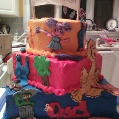 Sesame Street Cake