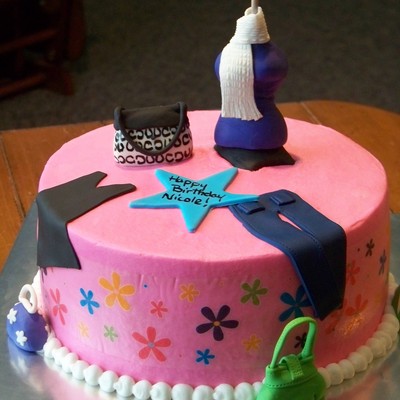 Fashion Birthday Cake