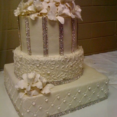 Bling Wedding Cake