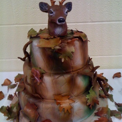 Deer Hunter / Camo Groom's Cake