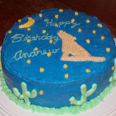 Western Birthday Cake
