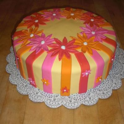 Flower Birthday Cake