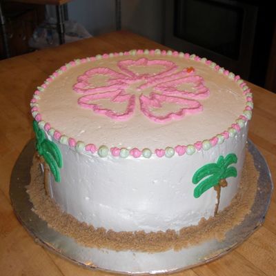 Tropical Birthday Cake