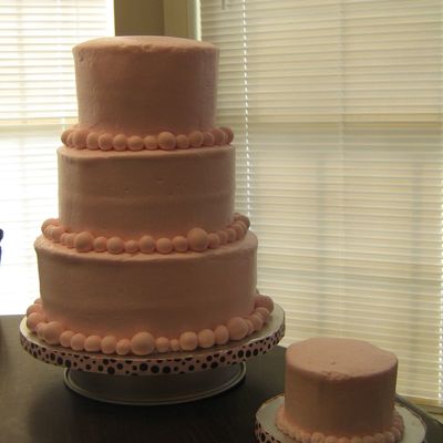 Ella's Cake Before Decorations