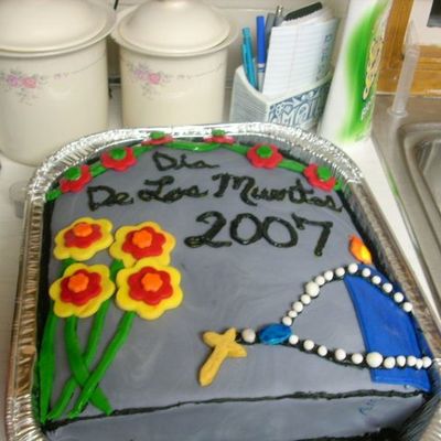 Grave Cake For Spanish Class