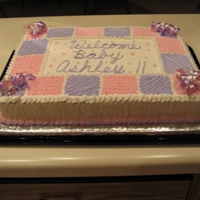 Baby Quilt Cake