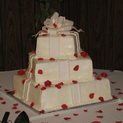 Rose Wedding Cake