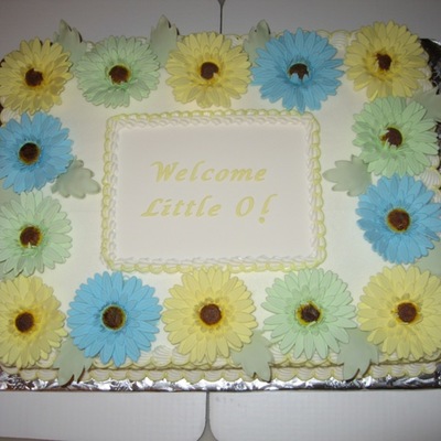 Gerber Baby Shower Cake