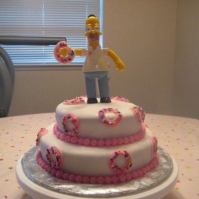 Homer Simpson Cake