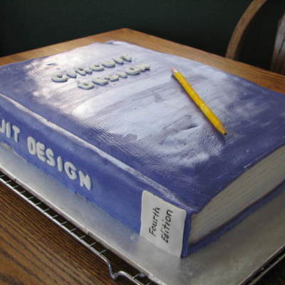 Book & Pencil Cake