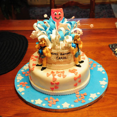 Modified "full Monty" Birthday Cake!