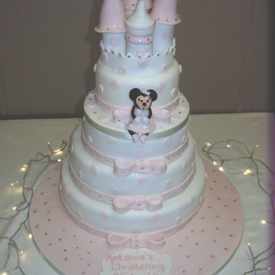 Minnie Mouse Castle Cake