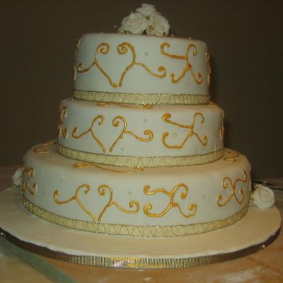 George And Gina Engagement Cake