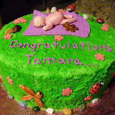 Baby Girl Cake