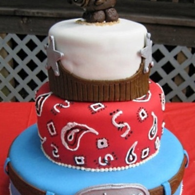 Cowboy Babyshower Cake>>>>>Yeehaw!!!
