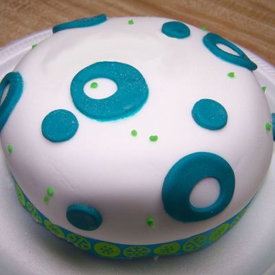 First Ever Fondant Cake