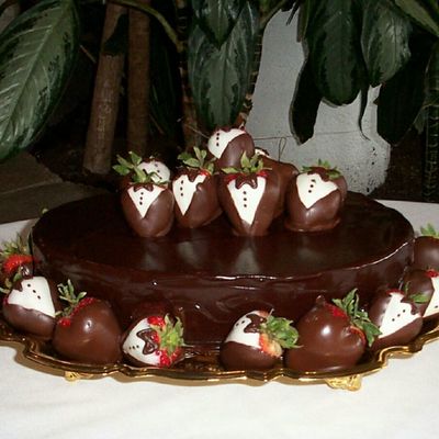 Ganache Groom's Cake