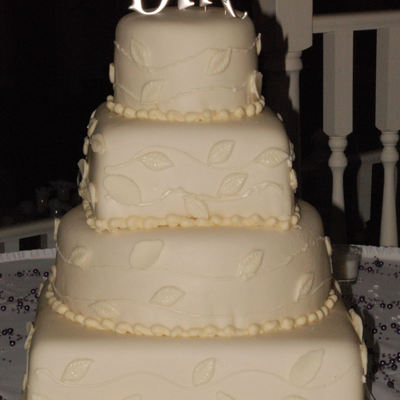 White Chocolate Leaves