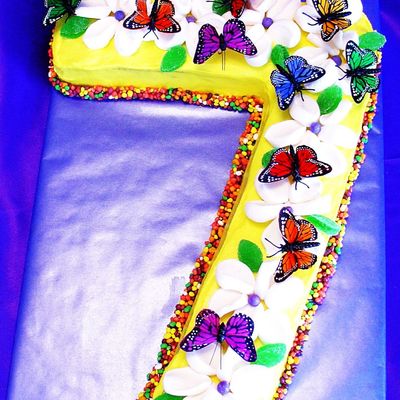 Seven Year Old Birthday Cake