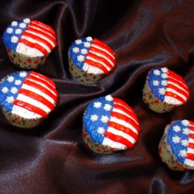 Flag Cupcake