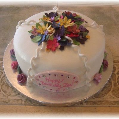 Flower Birthday Cake