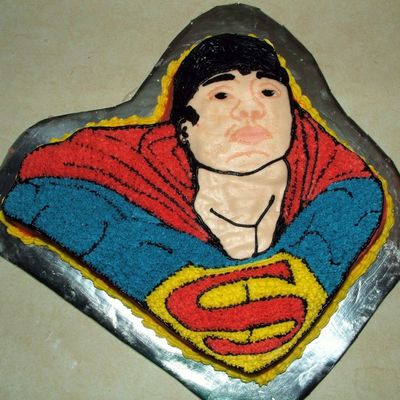 Superman Cake