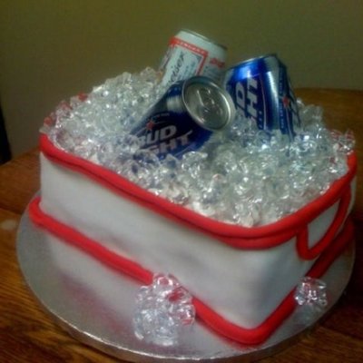 Ice Chest/cooler Of Beer