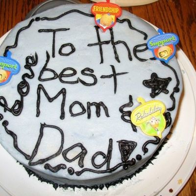 Practice Cake For Mom And Dad