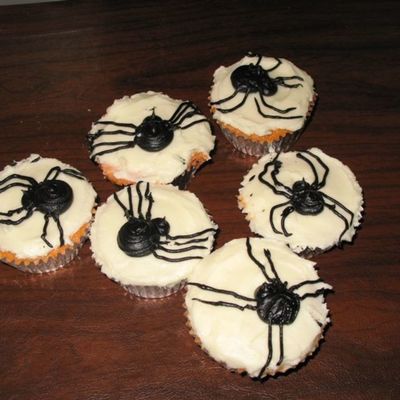 Spider Cupcakes For Halloween