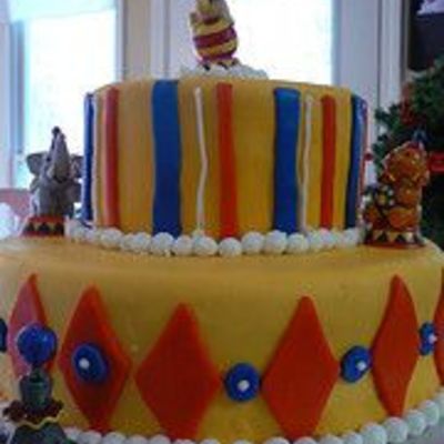 Circus Birthday Cake