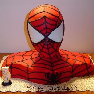 Spiderman Birthday Cake