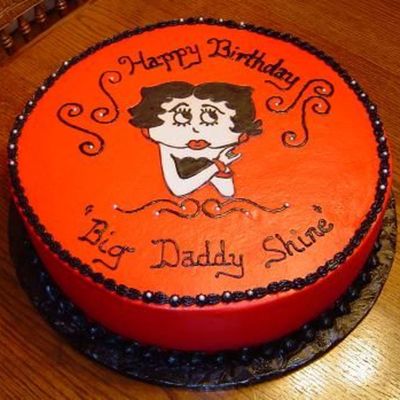 Betty Boop Birthday Cake