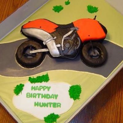 Motorcycle Cake