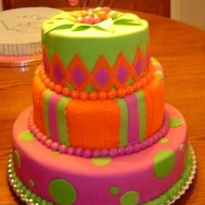 Non-Traditional Wedding Cake