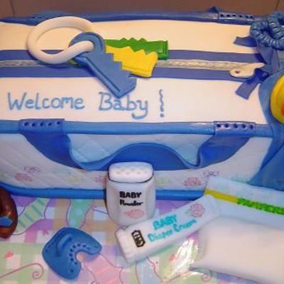 Diaper Bag Cake