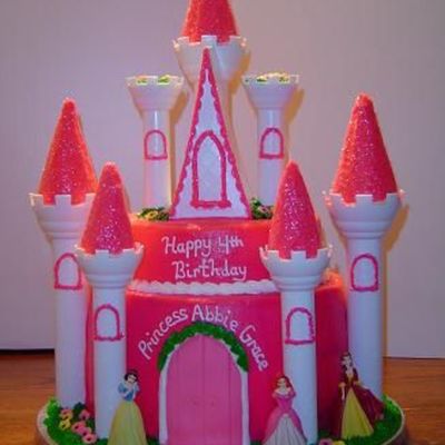 Princess Castle Cake