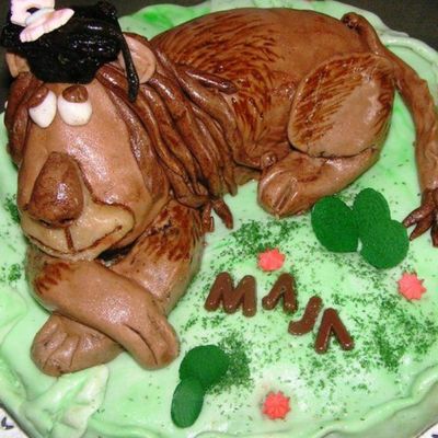 Graduating Lion Cake