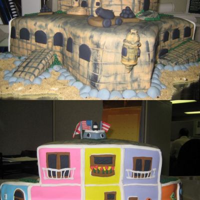 El Morro And Old San Juan Cake