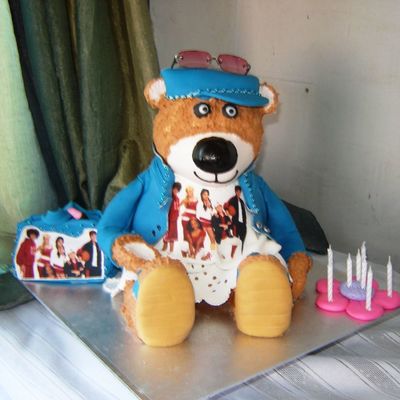 Build-A-Bear Cake - High School Musical Theme