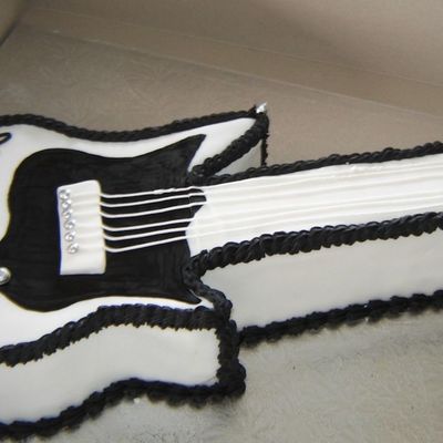 Black & White Guitar