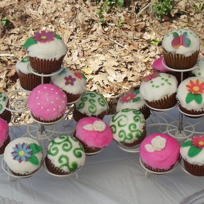 Garden Party Cupcakes
