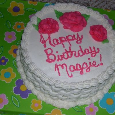 Rose Birthday Cake