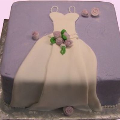 Wedding Dress Cake