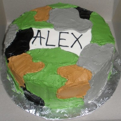Camouflage Cake