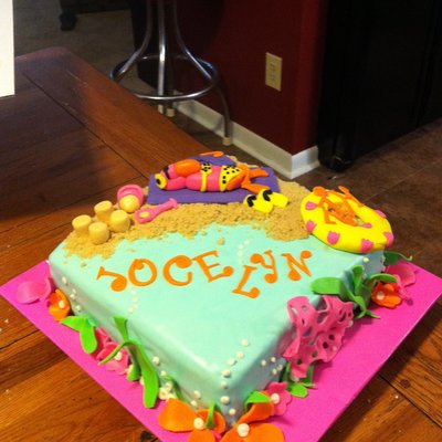 Flamingo Party At The Beach