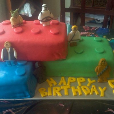 Star Wars Lego Cake