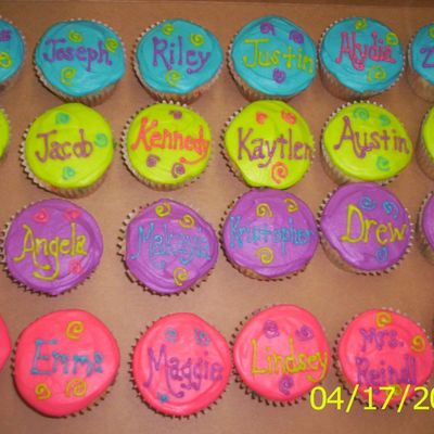 Neon Cupcakes