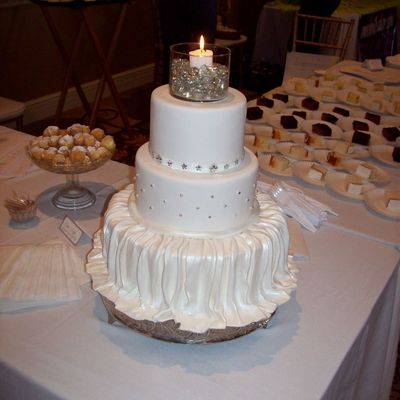 Wedding Dress Inspired Cake