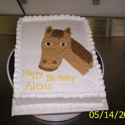 Horse Birthday Cake